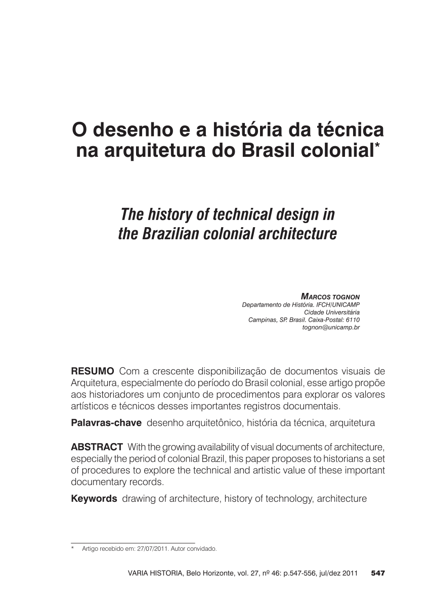 O que é arquitetura do Brasil Colônia?