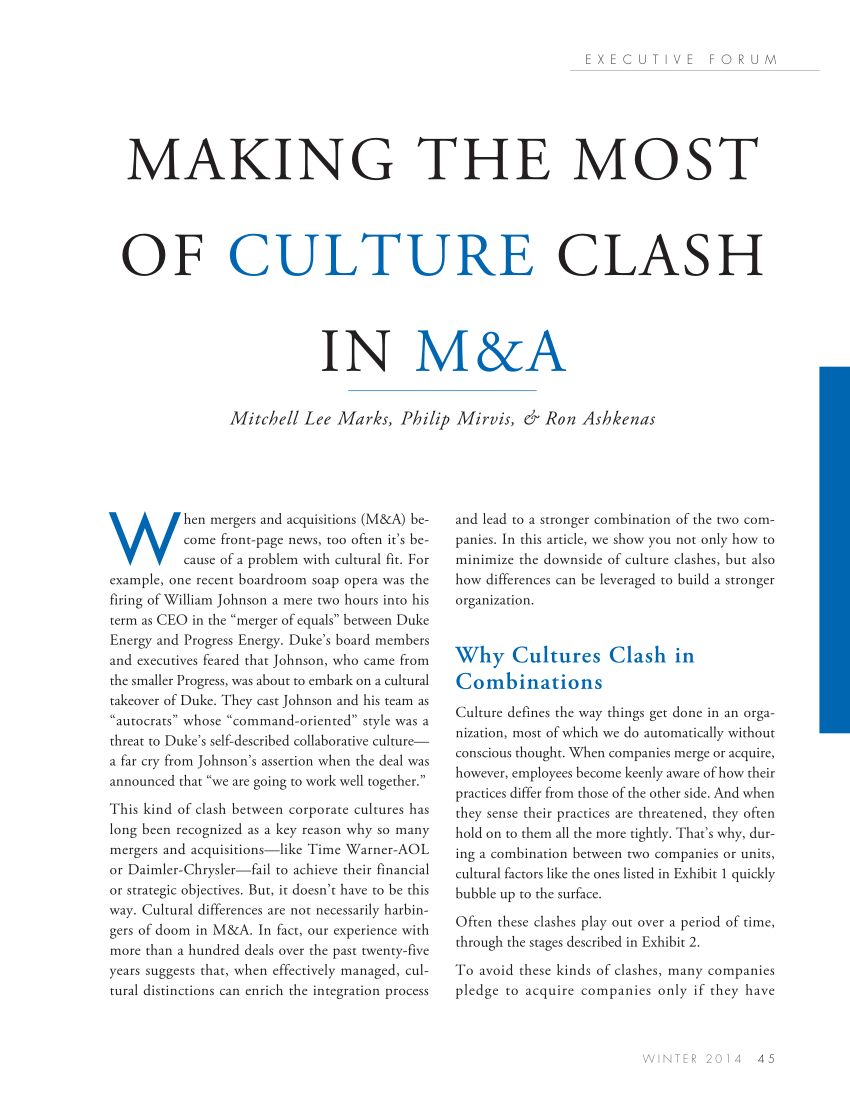 culture clash research paper