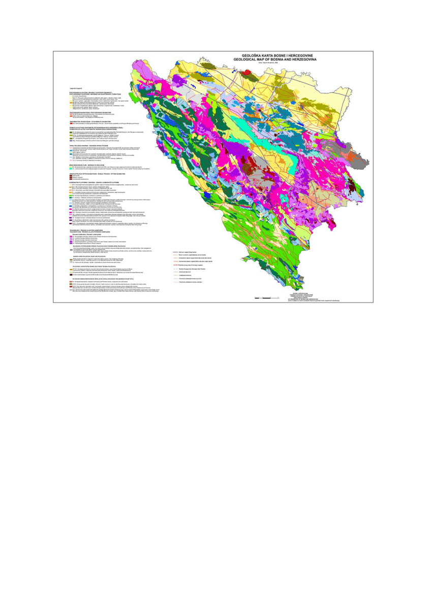 rajevo selo karta PDF) Geological characteristics of the Prusačka River catchment  rajevo selo karta