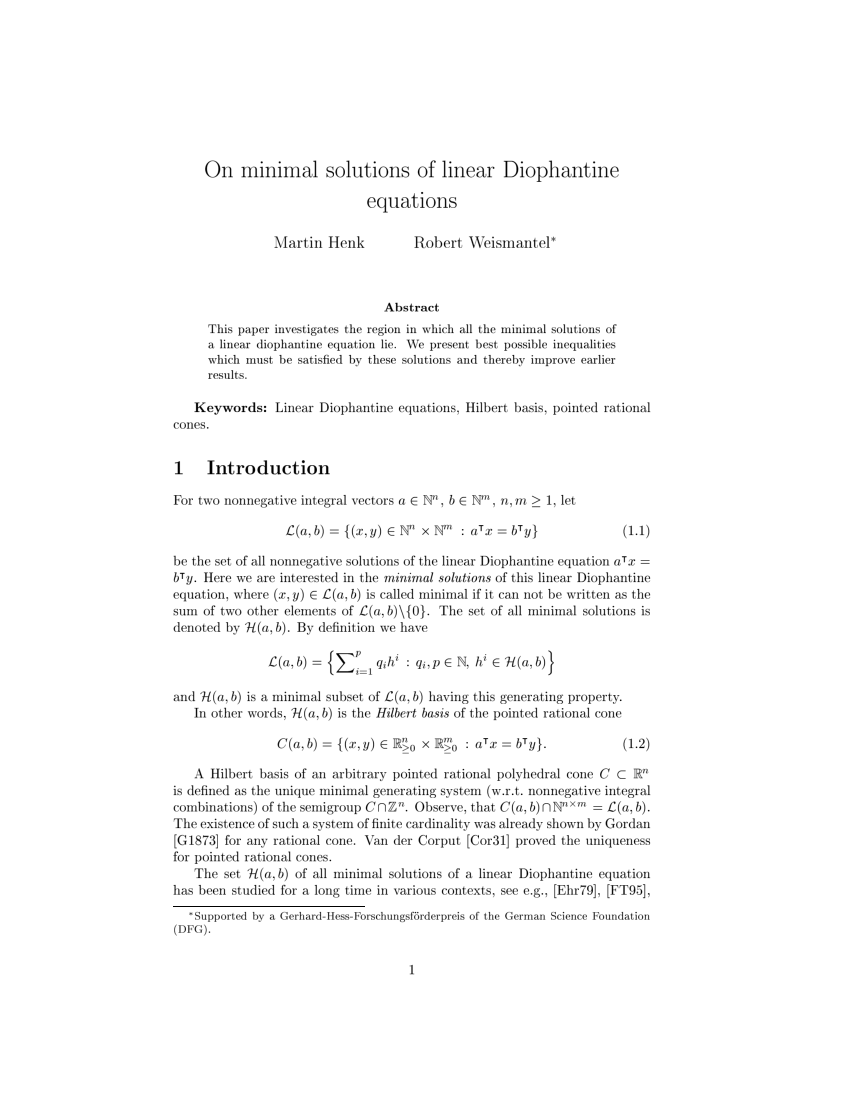 pdf-on-minimal-solutions-of-linear-diophantine-equations