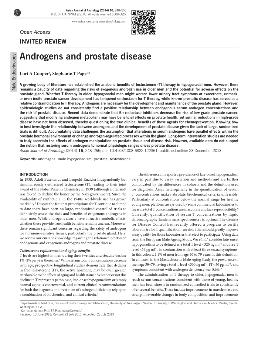 Androgin a prosztatitis kezelésére