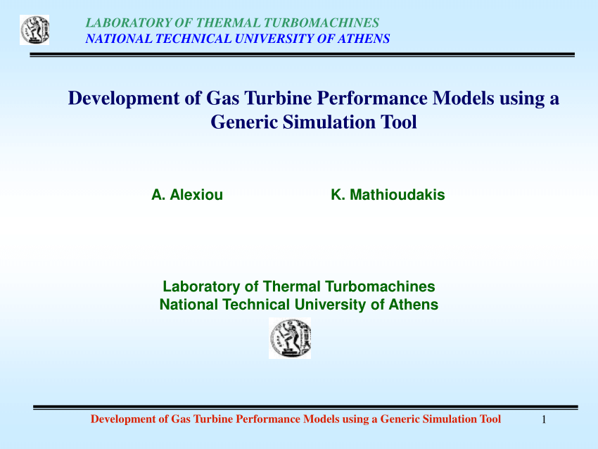 gas turbine simulation program free