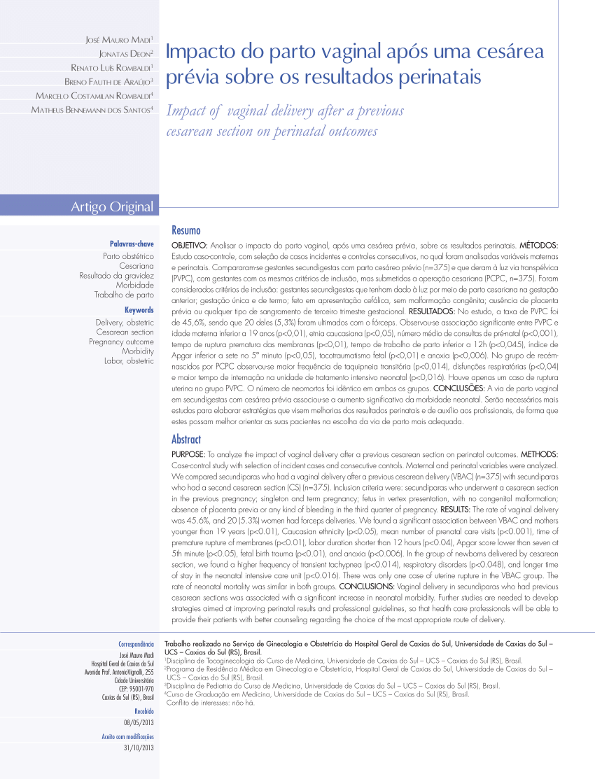 Histerectomia pós cesariana / Hysterectomy after cesarean 