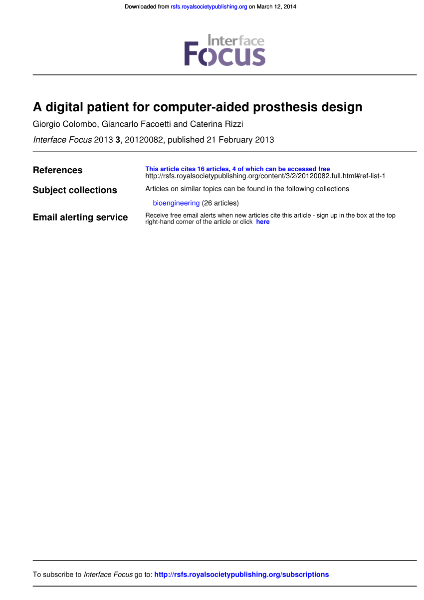 Prosthesis, Free Full-Text