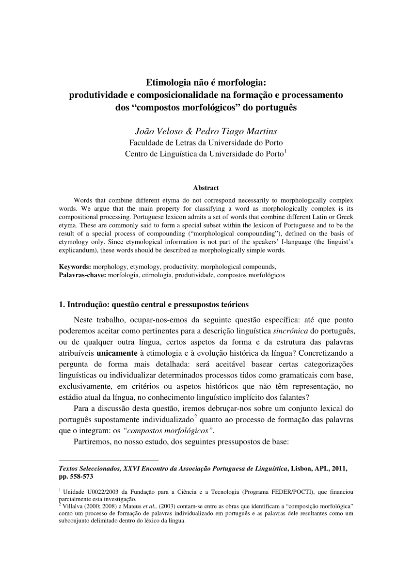 radicais greco-latinos - Língua e Linguística