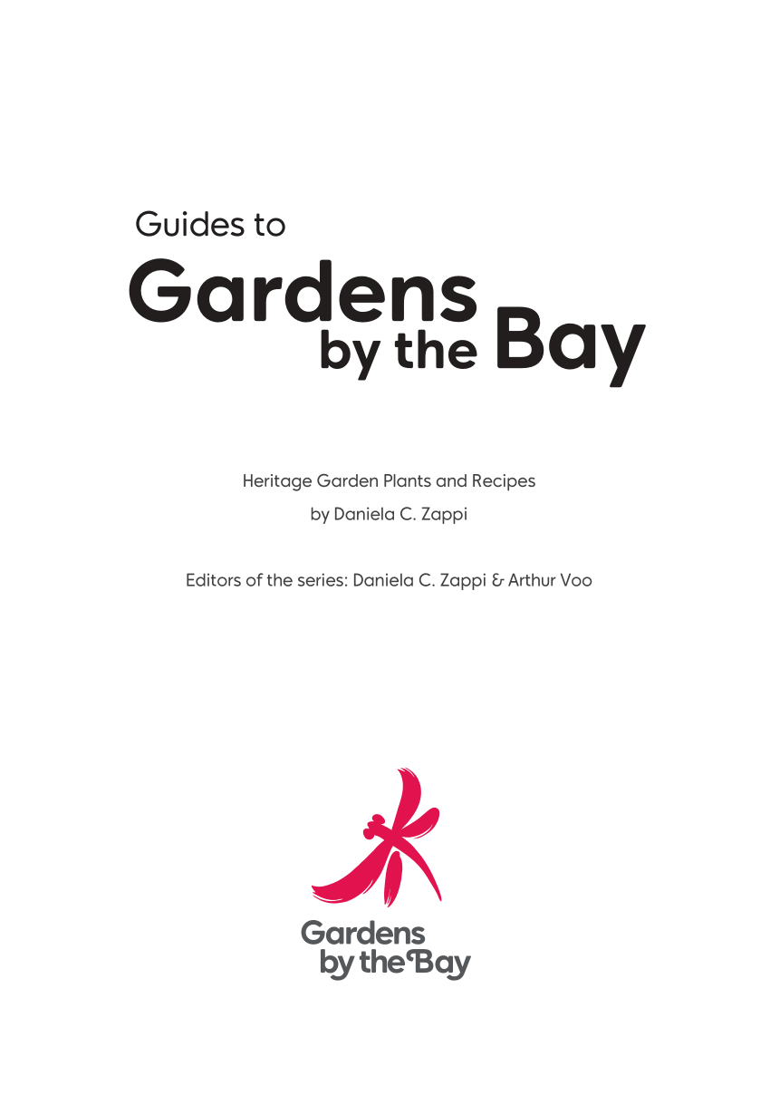 Pdf Guides To Gardens By The Bay Heritage Garden Plants And Recipes