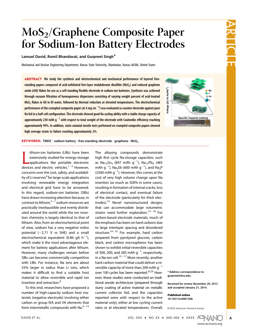 recent research paper on batteries