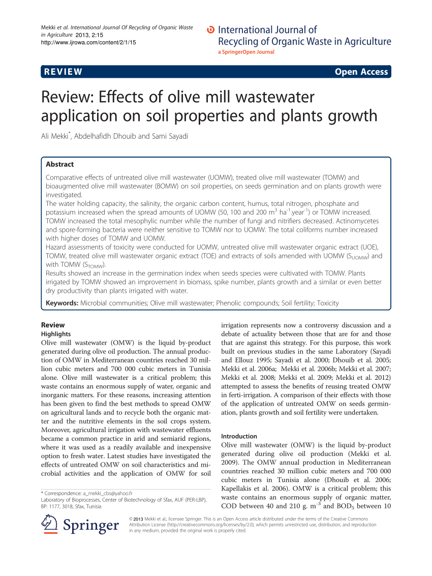 Biochar from olive mill solid waste as an eco-friendly adsorbent