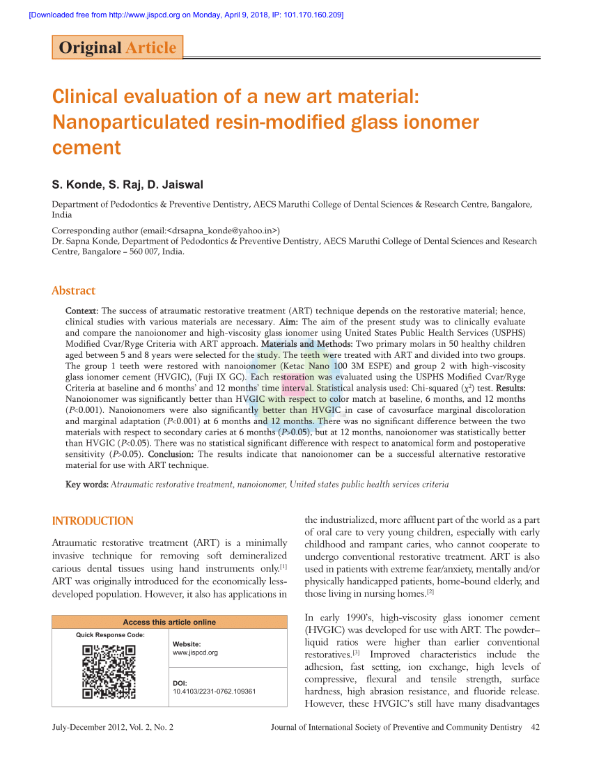 resin modified glass ionomer cement pdf