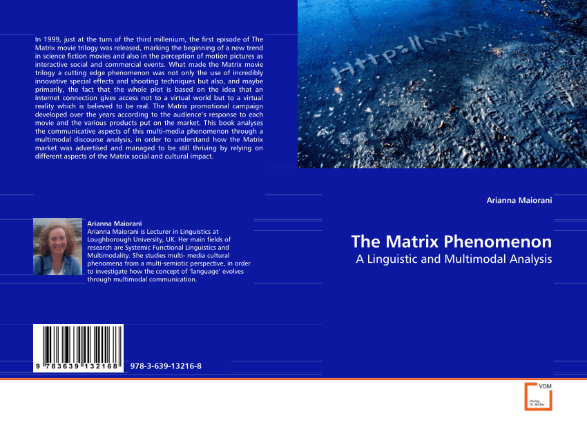 PDF) The Matrix Phenomenon. A Linguistic and Multimodal Analysis