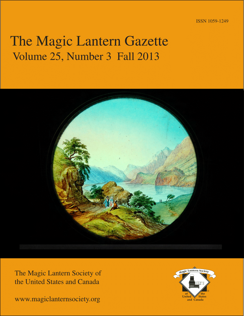 Magic Lantern Glass Slide, A Fortified Indian Village 1591 Illustration 
