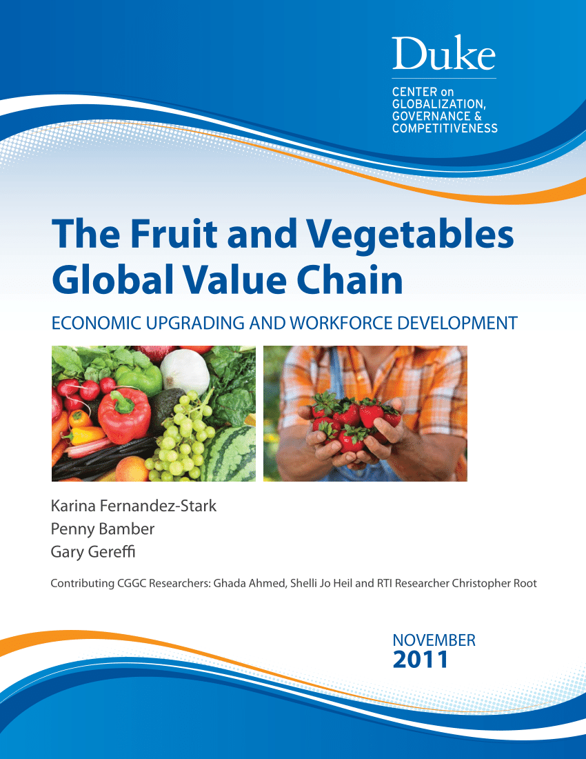 Pdf Workforce Development In The Fruit And Vegetable Global Value Chain