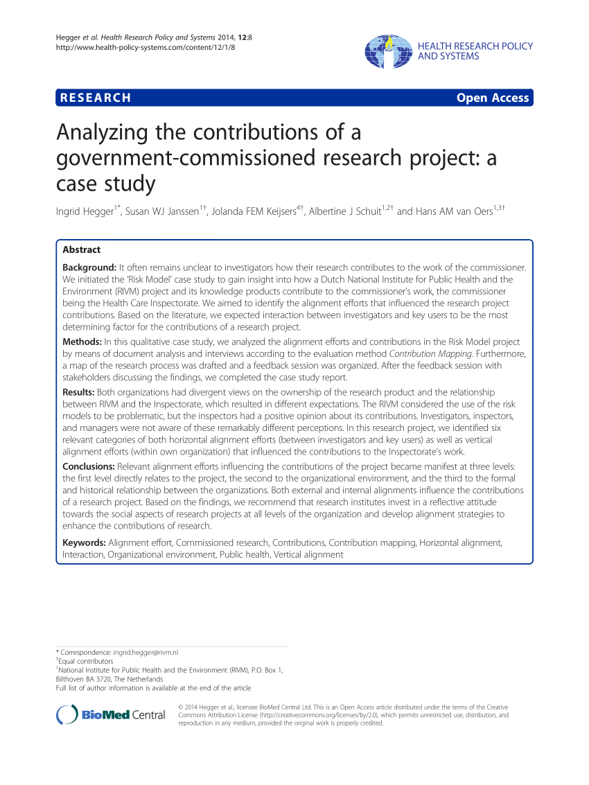 research policy case study