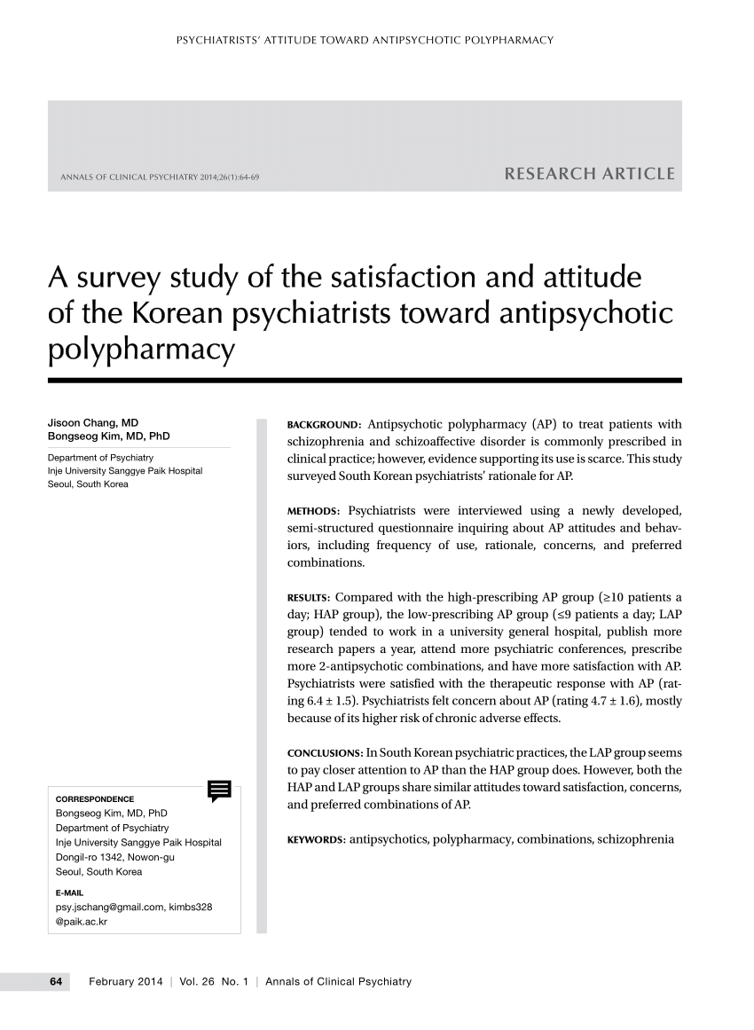 (PDF) A survey study of the satisfaction and attitude of the Korean