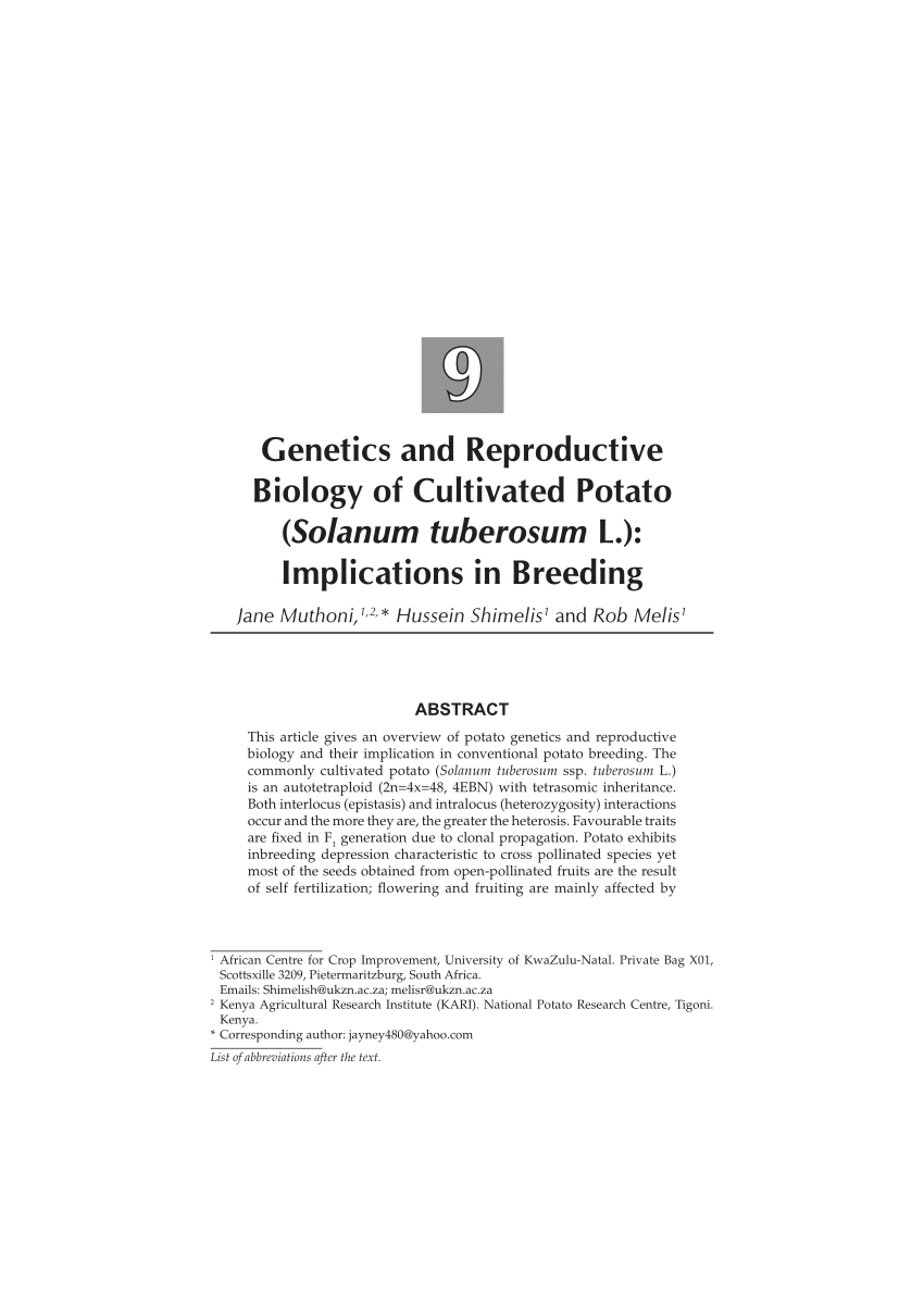 PDF) Reproductive Biology of Plants