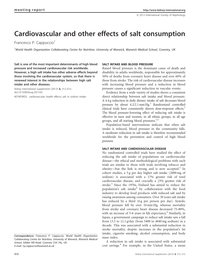 Comment: Effect of Salt Substitute on Cardiovascular Events an