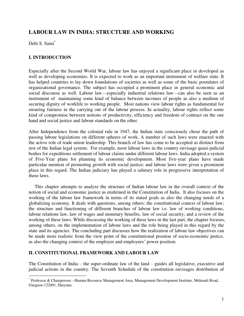 labour law dissertation pdf