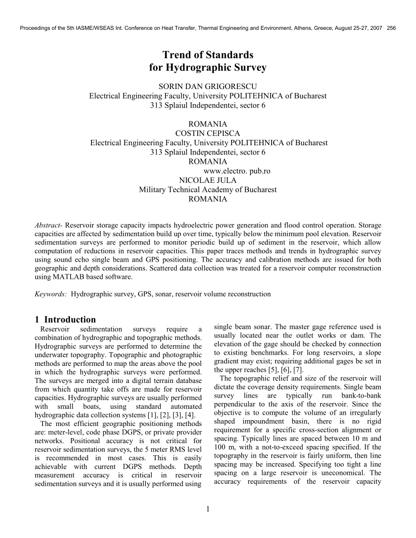 Pdf Trend Of Standards For Hydrographic Survey - pdf trend of standard!   s for hydrographic survey