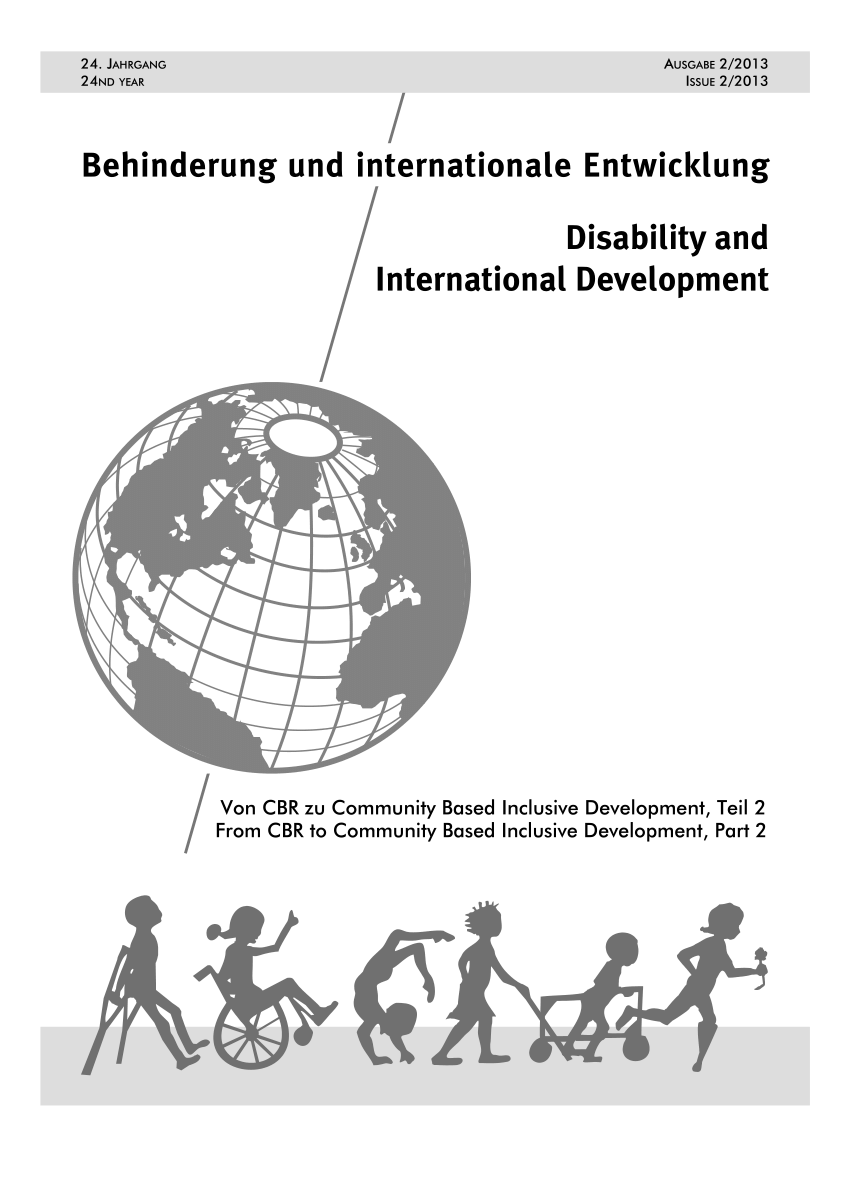 PDF) Behinderung und internationale Entwicklung Disability and ...