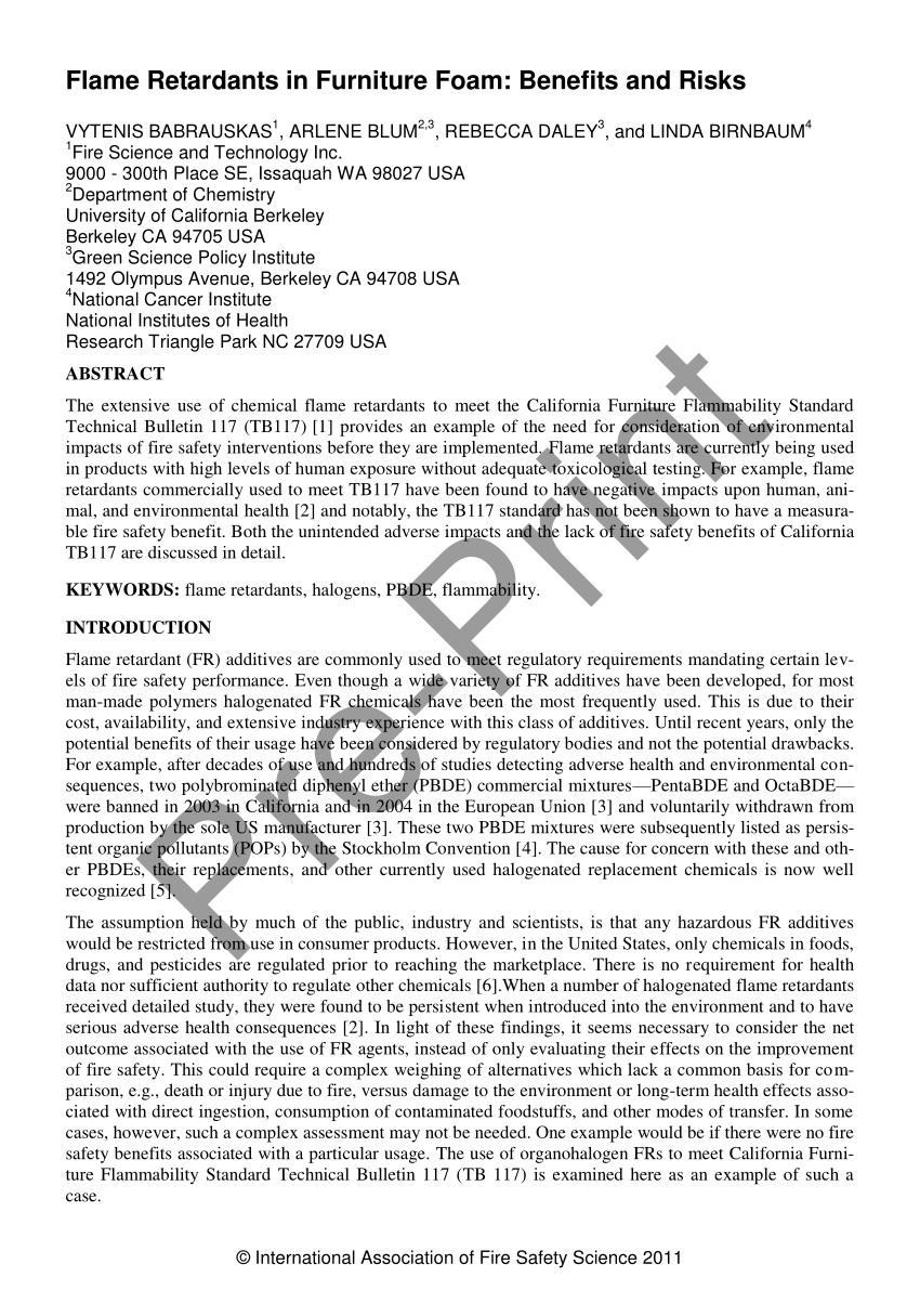 Furniture Case Study - Polyurethane Foam Association