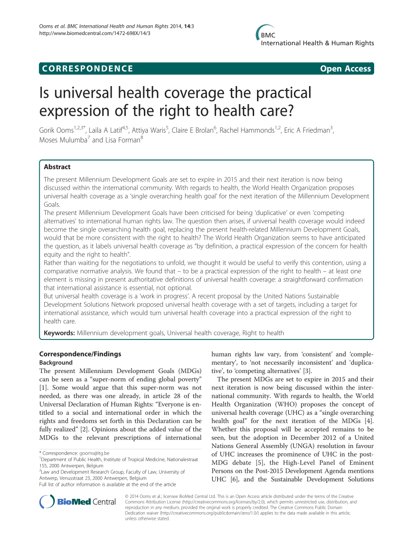 research paper on right to health