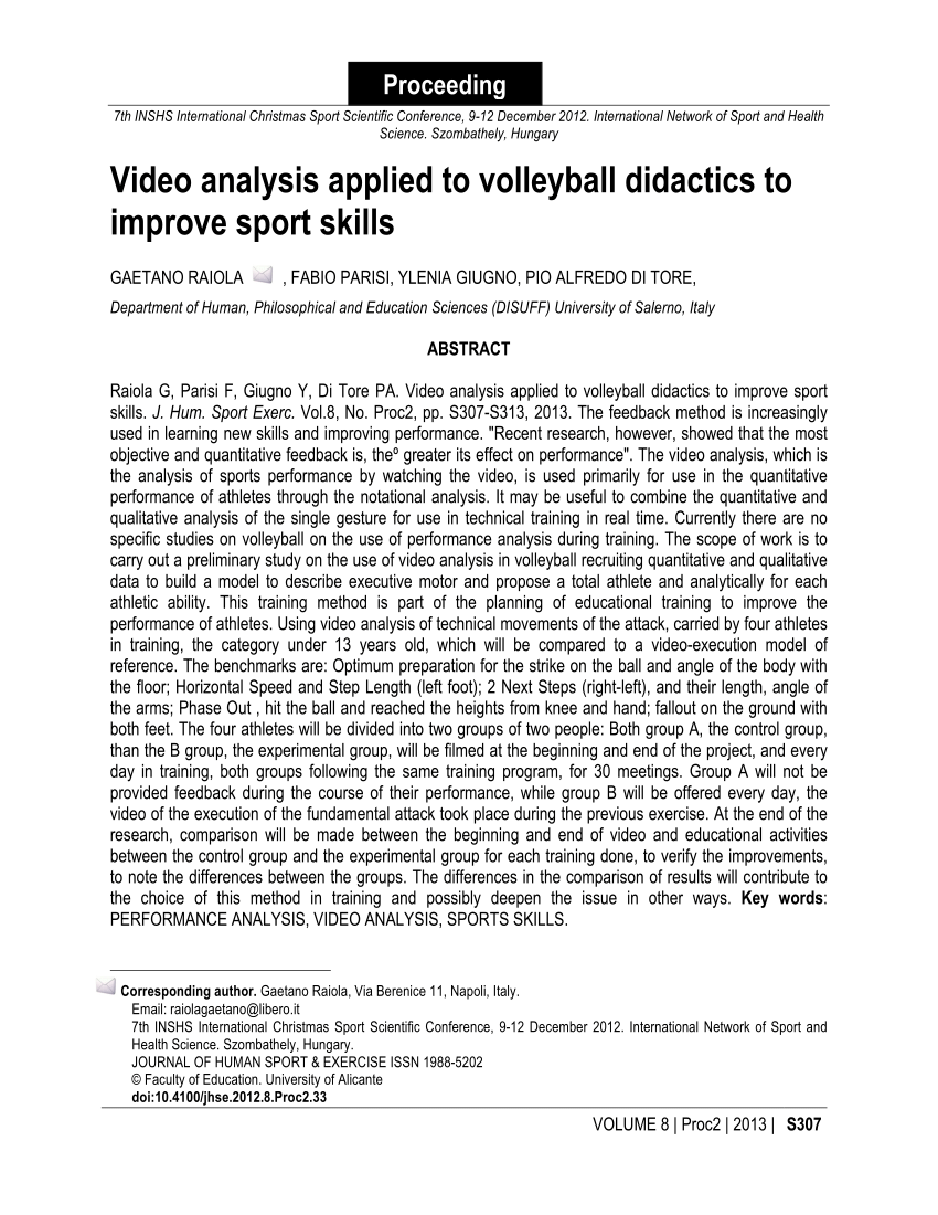 research topics volleyball