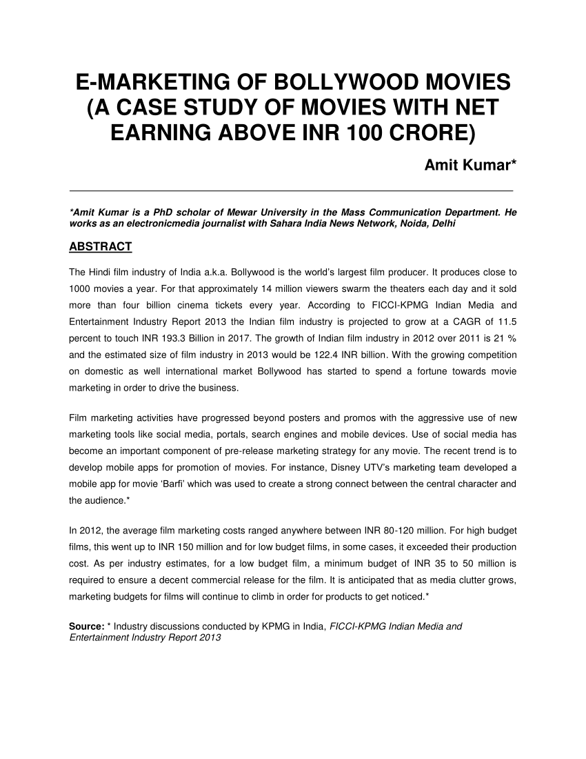 research paper on indian cinema pdf