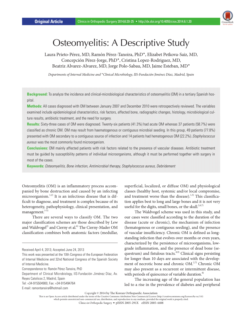 Osteomyelitis treatment in india