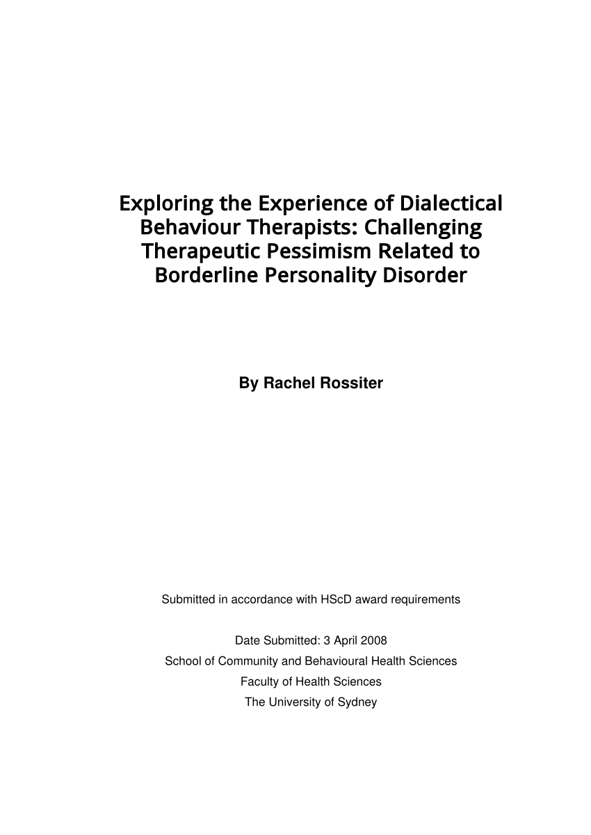 DBT Philadelphia The BPD Whisperer