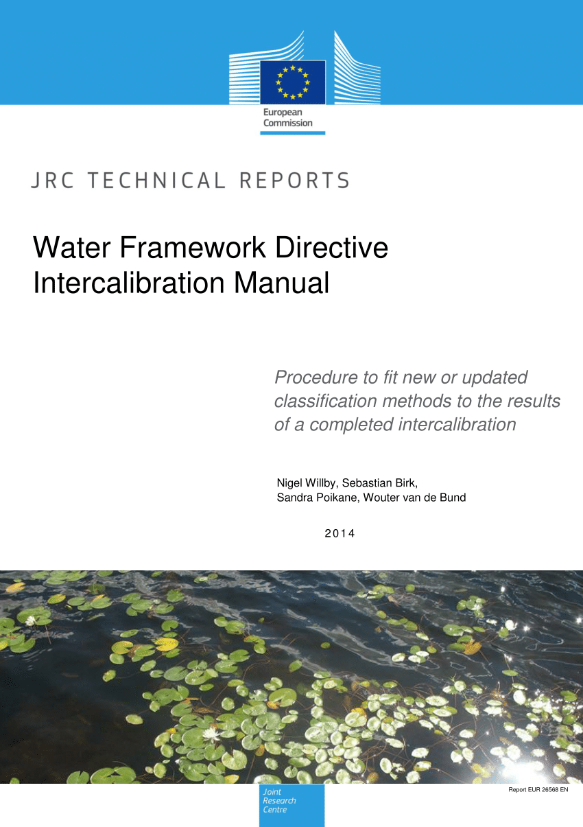 (PDF) TITLE: WATER FRAMEWORK DIRECTIVE INTERCALIBRATION ...