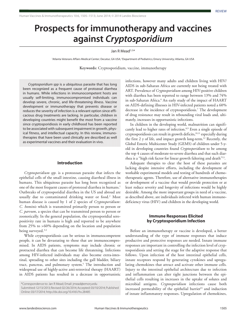 chec giardia cryptosporidium)