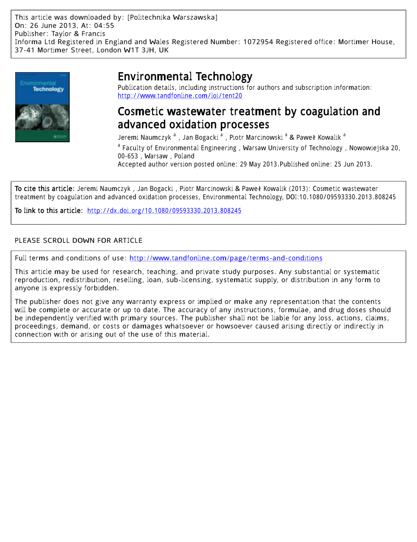 Parameters and results of coagulation assisted by Flopam flocculant 2 mg/l