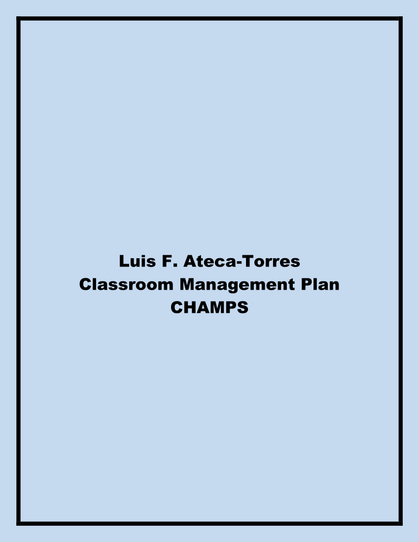 CHAMPS (3rd ed.)