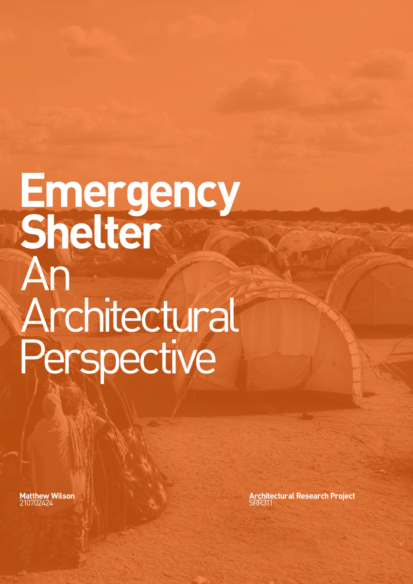 emergency architecture thesis