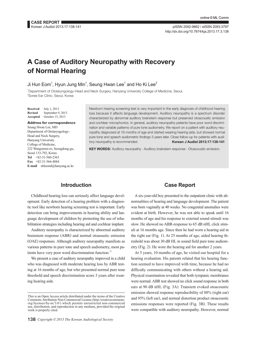 etiology of auditory neuropathy spectrum disorder