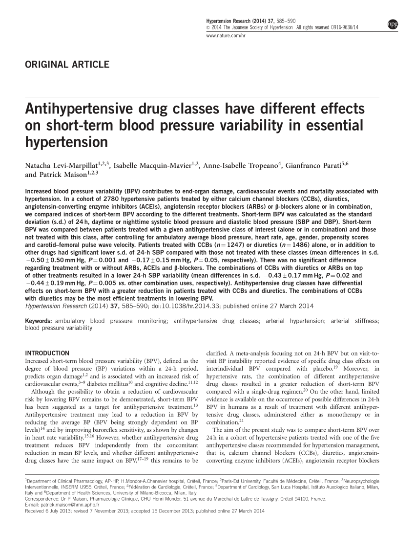 hypertension drug classes pdf napló magas vérnyomás ellen