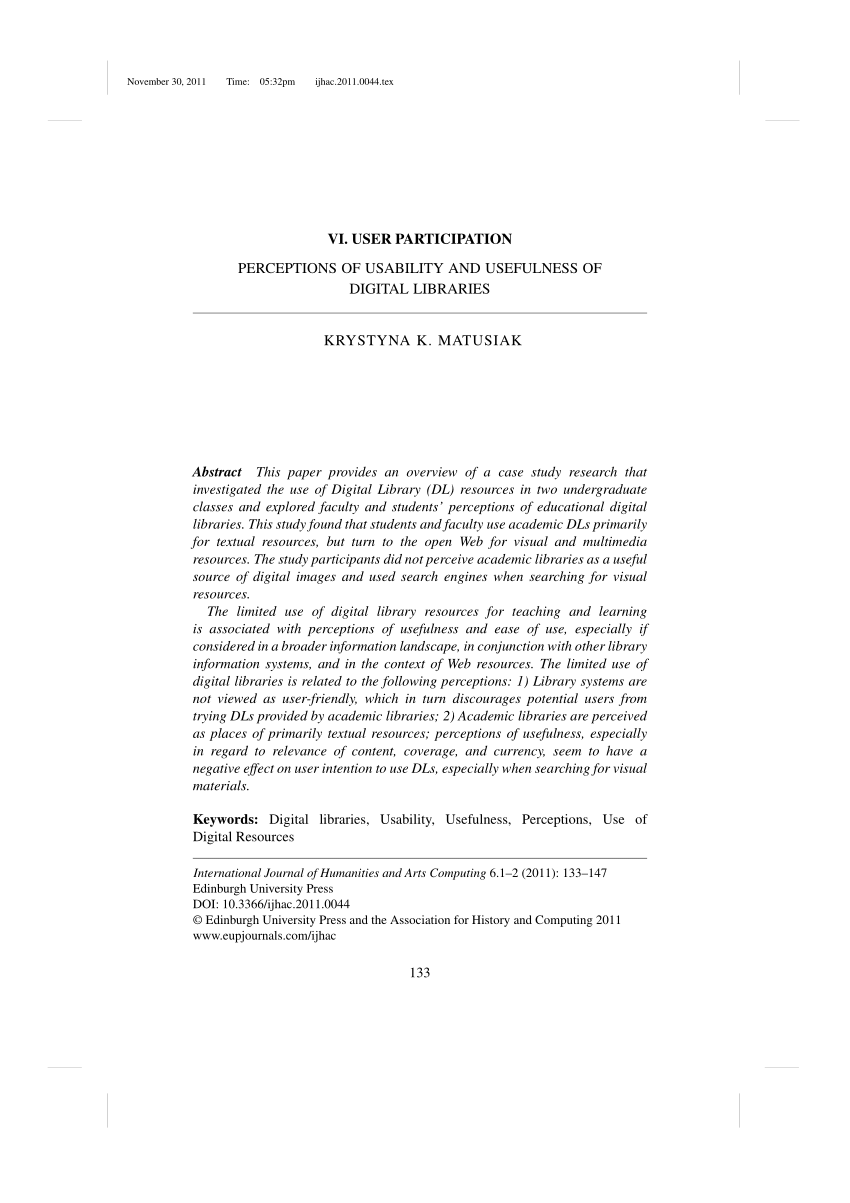 PDF) Student and Lecturer Perceptions of Usability of the Virtual