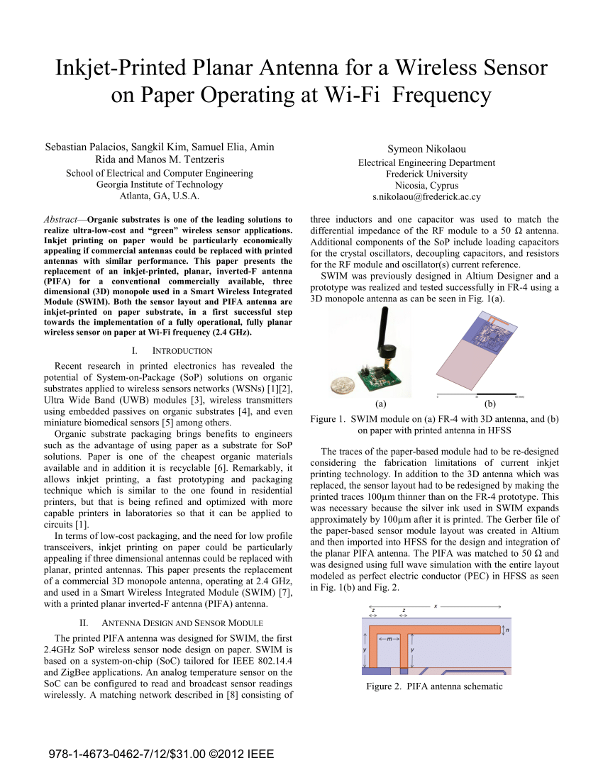 research paper on antenna technology