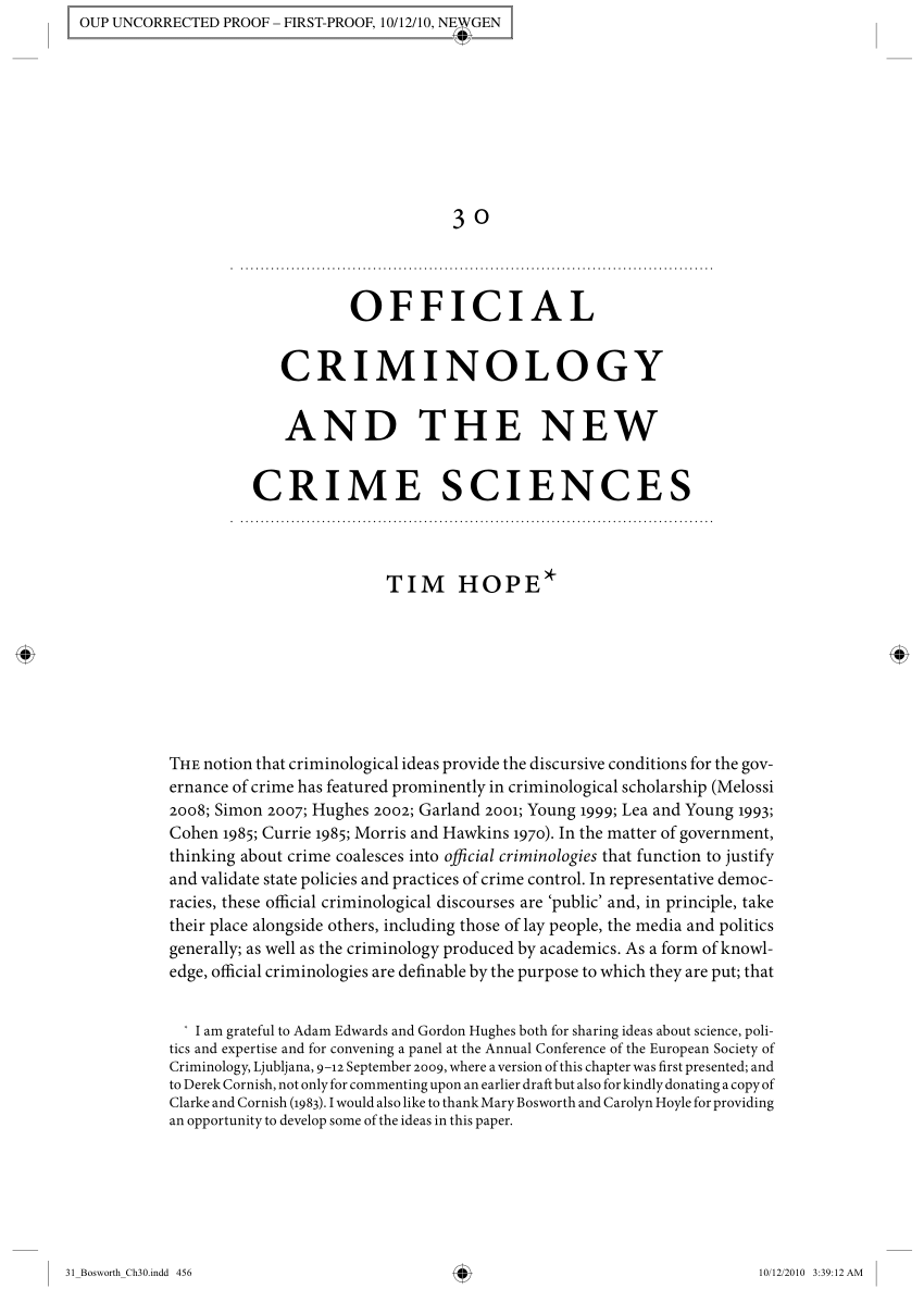 criminology dissertations pdf