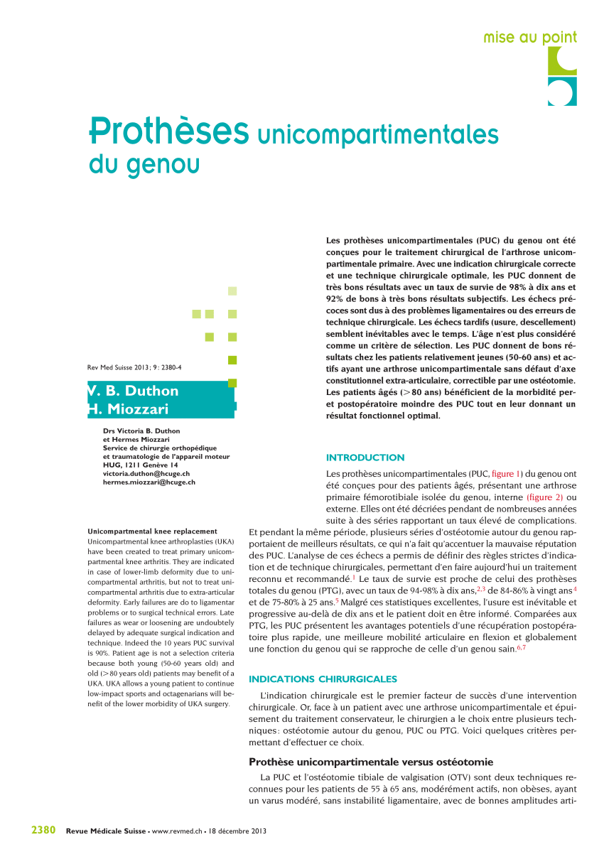 Prothese Unicompartimentale Interne Du Genou A Face B Profil C Download Scientific Diagram