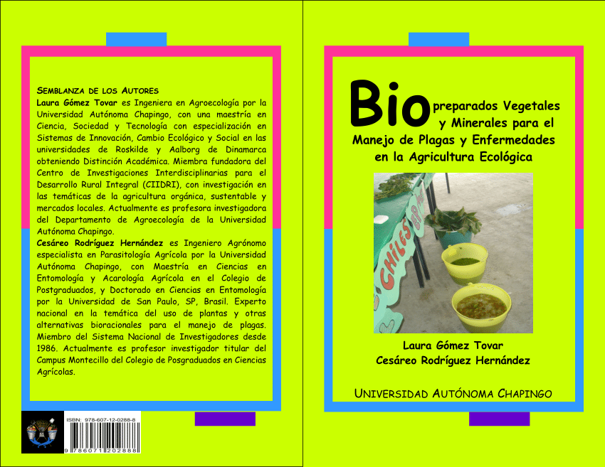 PDF) Biopreparados vegetales y minerales para el manejo de plagas y  enfermedades en la agricultura ecológica