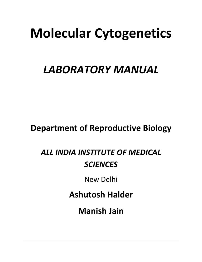 I Genetics Manual Pdf Download