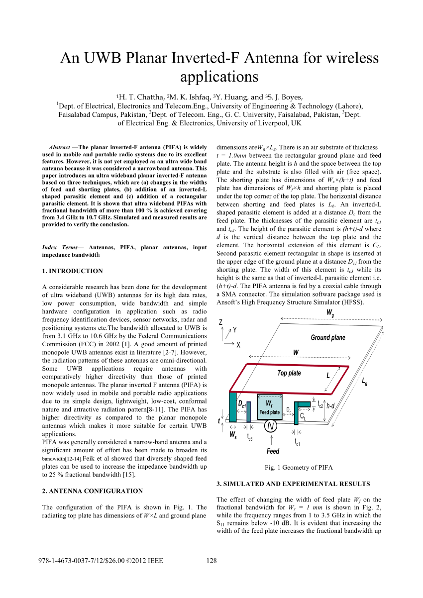 research paper on antenna technology