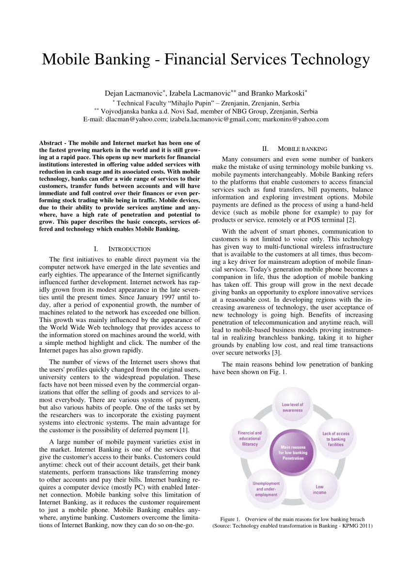 dissertation topics on mobile banking