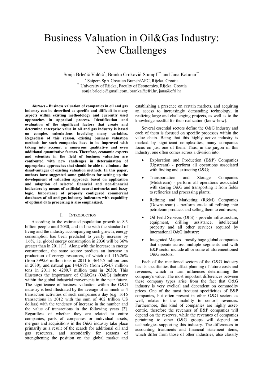 pdf-business-valuation-in-oil-gas-industry-new-challenges