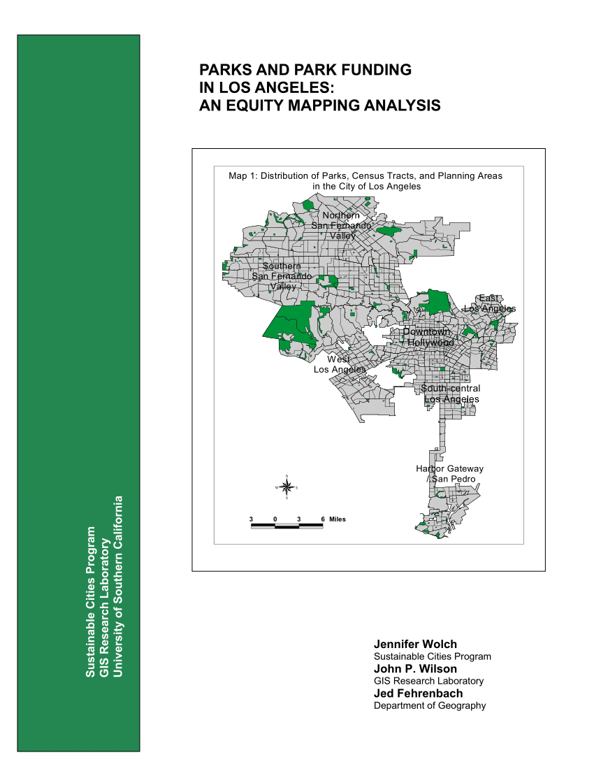 Pdf Parks And Park Funding In Los Angeles An Equity Mapping Analysis