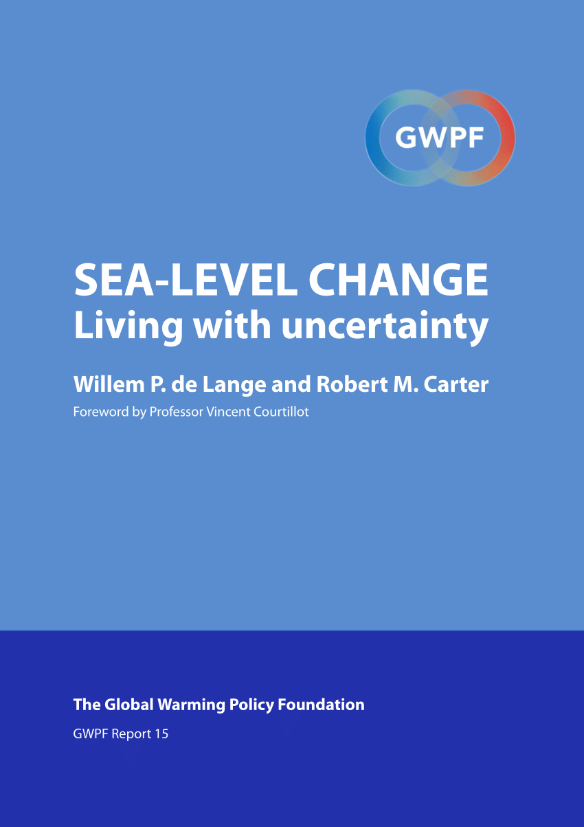 Climate the counter consensus a palaeoclimatologist speaks robert m carter Pdf Sea Level Change Living With Uncertainty