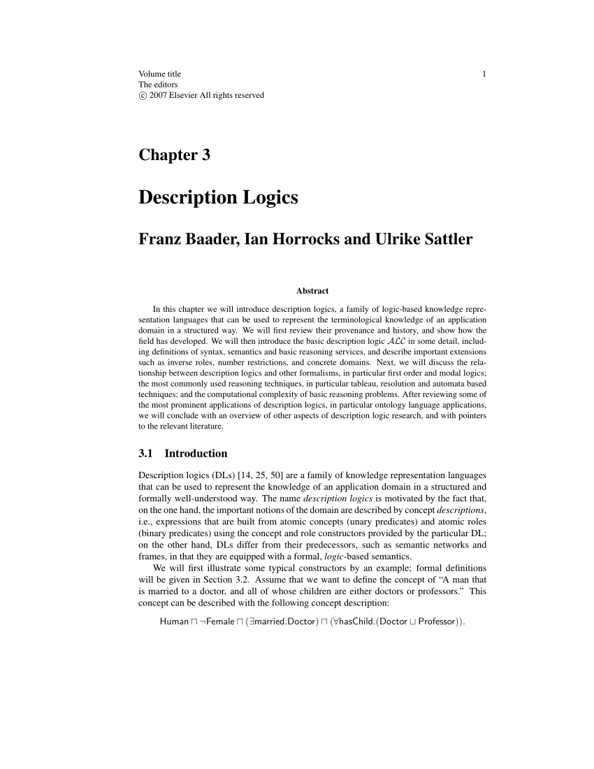 PDF) Description Logics