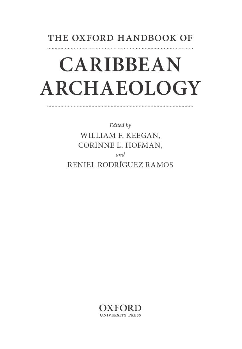 Pdf The Humanization Of The Insular Caribbean
