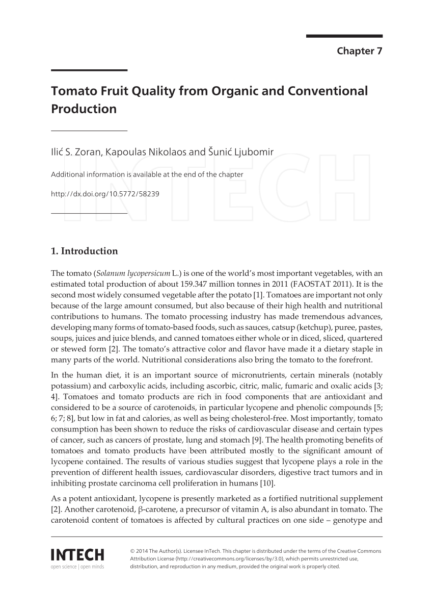 research paper on tomato pdf